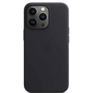Накладка Leather Case Magsafe для iPhone 14 Pro Max (Midnight)